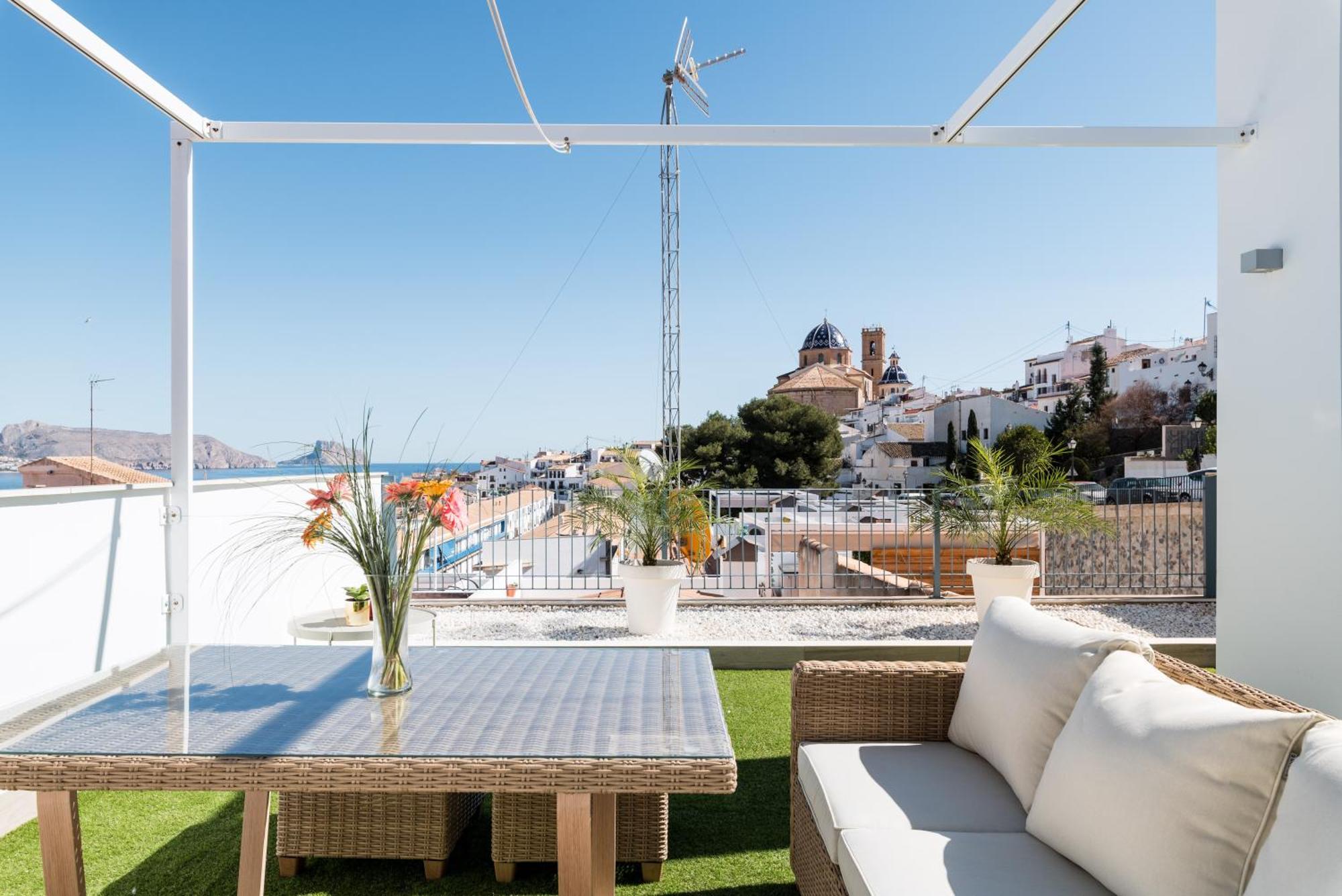 Atico Vistas Al Mar, Terraza, Piscina Y Parking By Vero Altea Extérieur photo